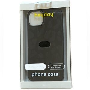 Heyday NIB Apple iPhone 14 Plus Magsafe Black Leopard Phone Case